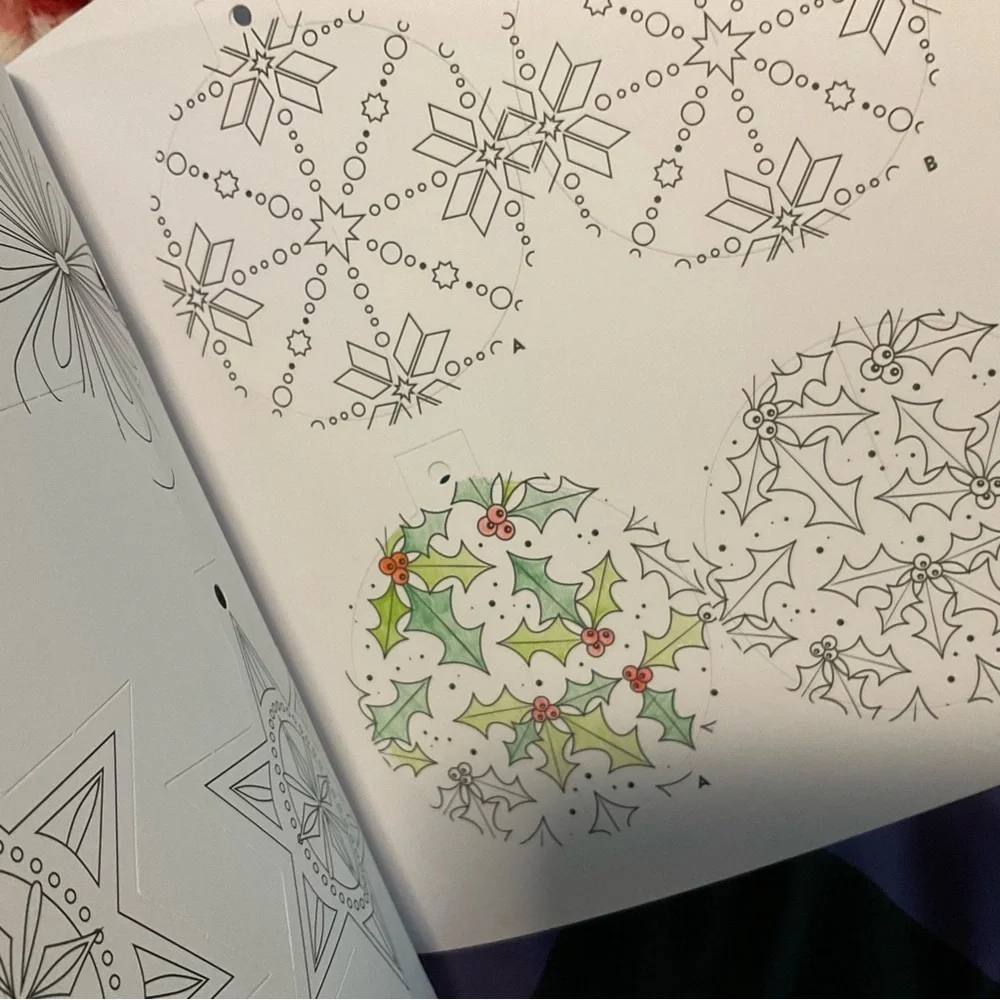 Color Your Own Christmas Ornaments: Features 50 3D Punch-Out Designs BOOK